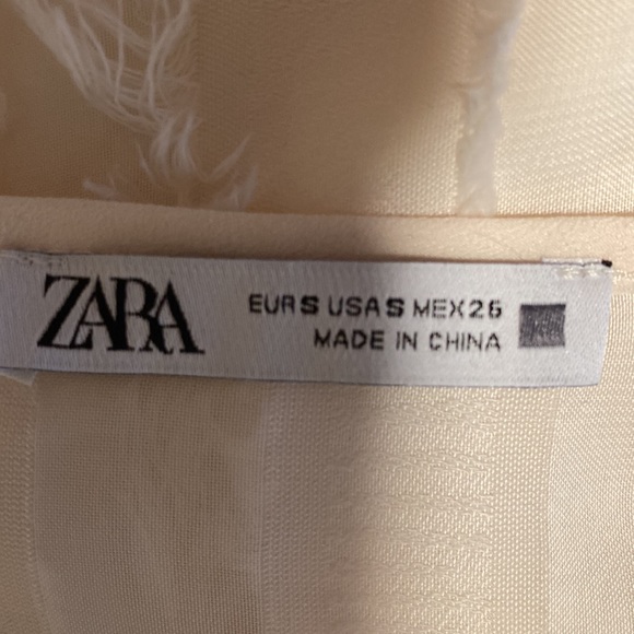 White/ cream top from zara - Picture 3 of 3